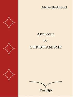 cover image of Apologie du Christianisme